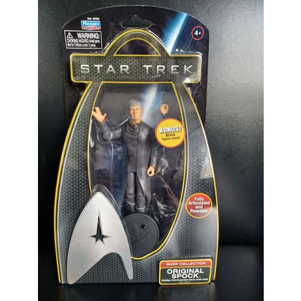 6 INCH "WARP Collection Star Tre “SPOCK” Action figure (New in Box )UK FREEPOST