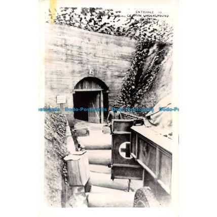 R091076 Entrance to German Underground Hospital. Guernsey. Norman Grut. RP
