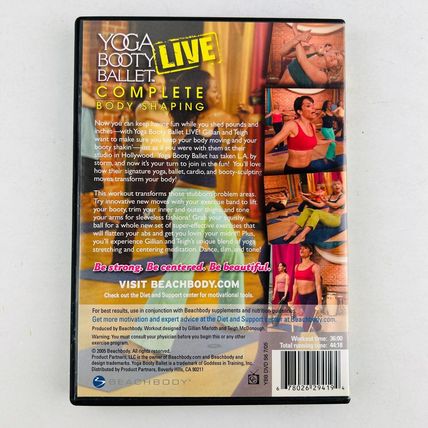 Beach Body Yoga Booty Ballet Live Complete Body Shaping DVD
