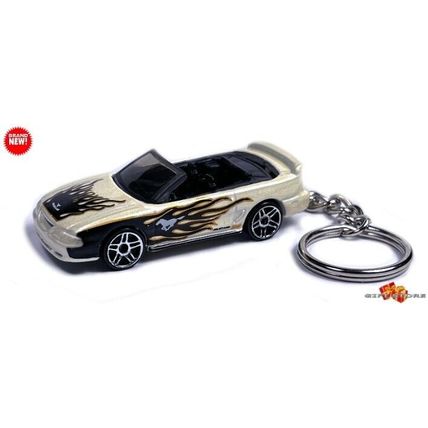 RARE CUSTOM KEYCHAIN WHITE 94~97/98 FORD MUSTANG™ CONVERTIBLE GREAT GIFT