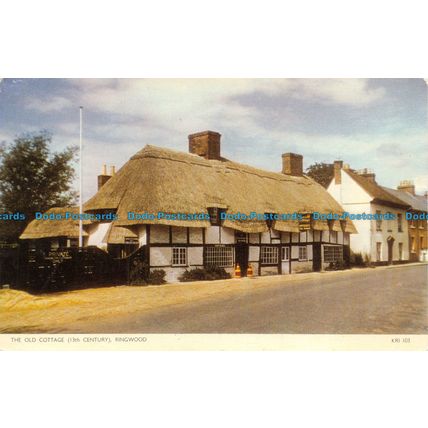 R139847 The Old Cottage. 13th Century. Ringwood. Jarrold. Cotman Color. 1966