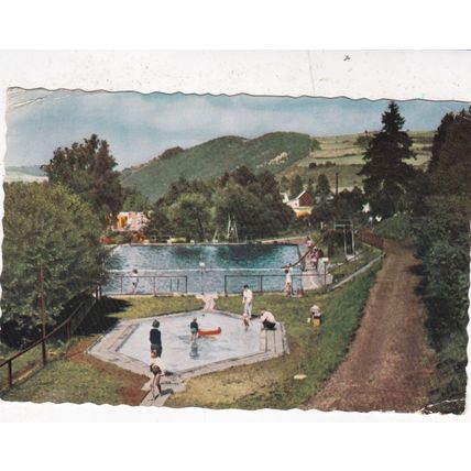 Hellenthal Campingplatz Eifel Germany Postcard posted 1962 creased