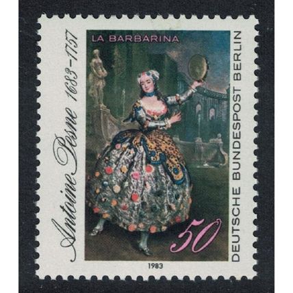 Berlin Painting Antoine Pesne artist 1983 MNH SG#B662