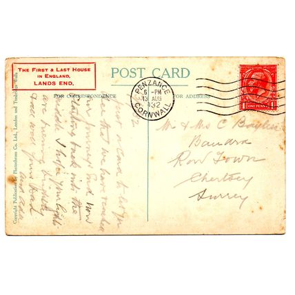 Lands End, Longships Lighthouse - Postally Used - 1932 Postmark - Photochrom Co
