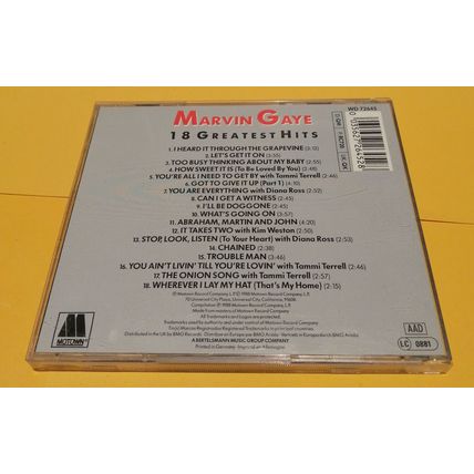 CD Album - Marvin Gaye - 18 Greatest Hits