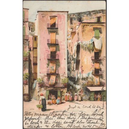Santa Lucia, Napoli, 1903 - Tuck's Postcard