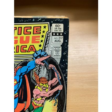 DC COMICS JUSTICE LEAGUE OF AMERICA #217 AUG 1983 (VFN+) COMIC (LL)