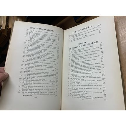 1905 "OF GOD AND HIS CREATURES" ST THOMAS AQUINOS 2.5kg HEAVY ANTIQUE BOOK (P12)