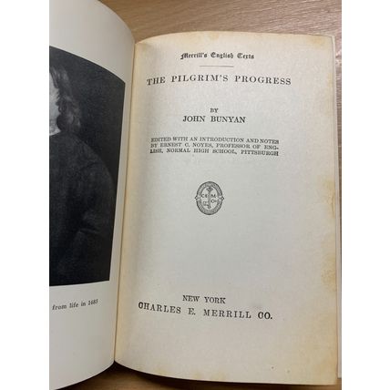 RARE* 1910 JOHN BUNYAN "THE PILGRIM'S PROGRESS" FICTION USA HARDBACK BOOK (P3)
