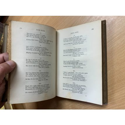 c1886 THE POETICAL WORKS OF THOMAS HOOD ANTIQUE HARDBACK BOOK (P3)