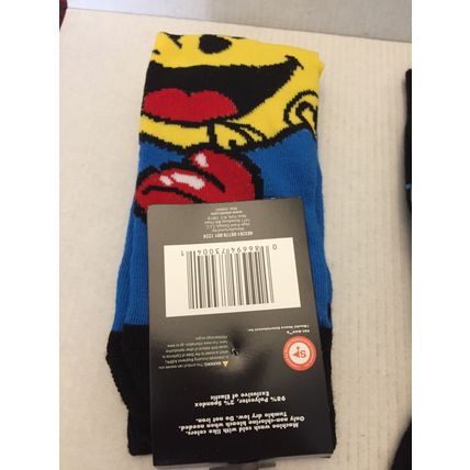 NEW Pac Man Unisex Crew Socks Size 10-13