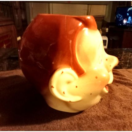 Old Vintage Original Purinton Cookie Jar Howdy Doody 8" Tall 1940/50s