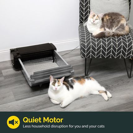 Pet Zone Self Cleaning Automatic Cat Litter Box - Smart Scoop Cat Litter Box wit