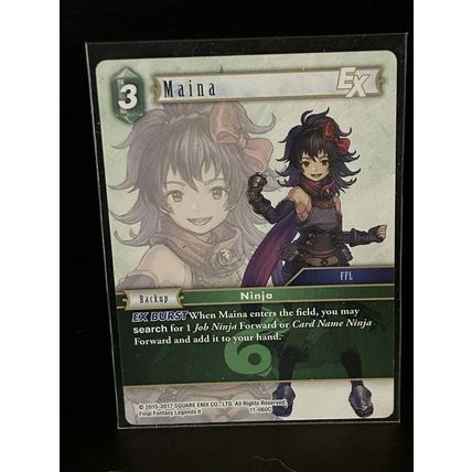 Maina EX - 11-060C Opus XI: Soldier's Return Final Fantasy Trading Card