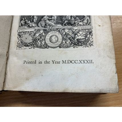 1732 Characteristicks Inquiry Concerning Virtue & Merit Vol 2 Antique Book (P4)