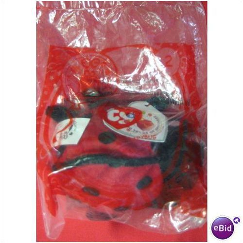 2009 McDonalds TY TEENIE BEANIES BABIES #2 MAIDEN THE LADYBUG