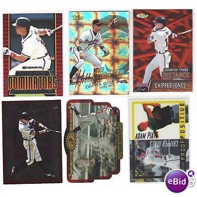Chipper Jones 1996 SPx GOLD 1998 Donruss DOMINATORS