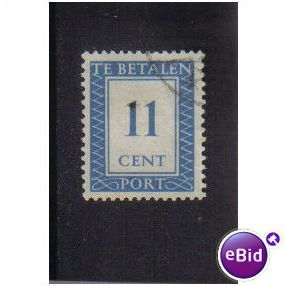 NETHERLANDS 1947 OFFICIAL 11C BLUE F/U SGD664