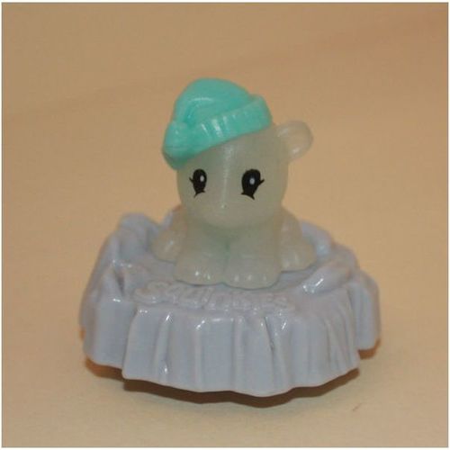 2012 McDonalds Squinkies White Polar Bear