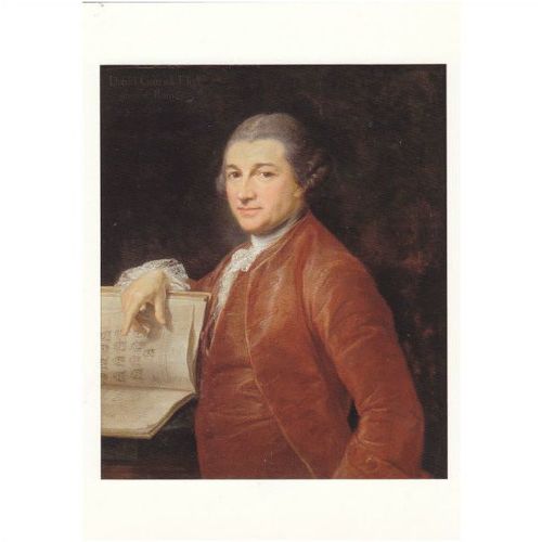 Colour Postcard - David Garrick by Pompeo Batoni