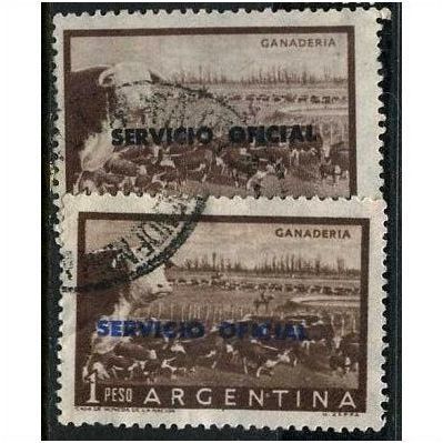 1955/1960 Michel D81 - #2 fine used (o) - overprint black and blue