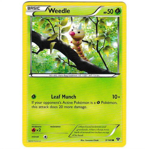 Pokemon XY - #3/146 - Weedle