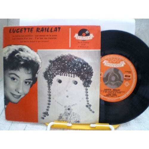 Lucette Raillat - Les enfants d´un jour -1957- FRENCH E.P –NM- VERY RARE EP