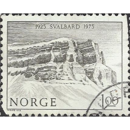 NORWAY, Svalbard, grey 1975, 1.00Kr