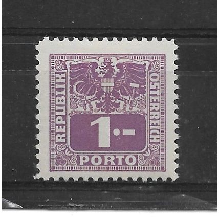 Austria.D901 1m Violet.Mounted Mint.Aug22