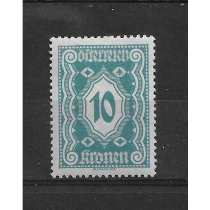 Austria.D515 10k Blue.Mounted Mint.Aug22