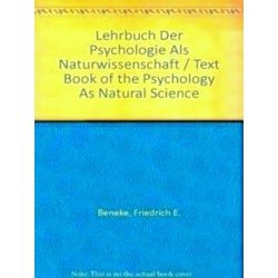 Lehrbuch der Psychologie als Naturwissenschaft