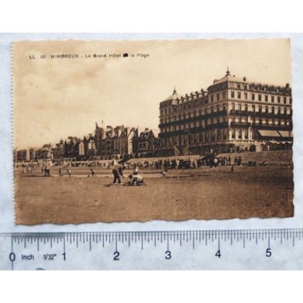 vintage postcard Wimeroux, Le Grand Hotel la Plage