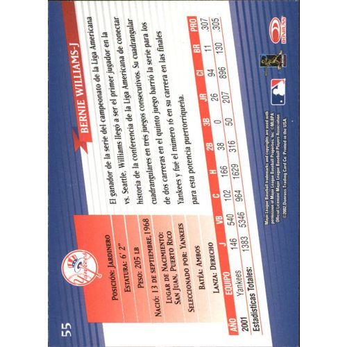2002 Super Estrellas Bernie Williams