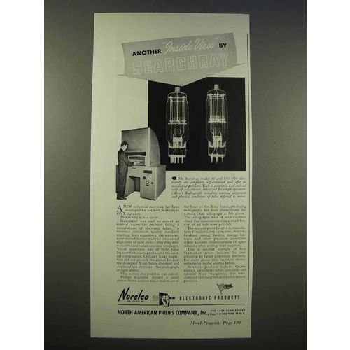 1946 Norelco Searchray 150 X-Ray Unit Ad - Inside View
