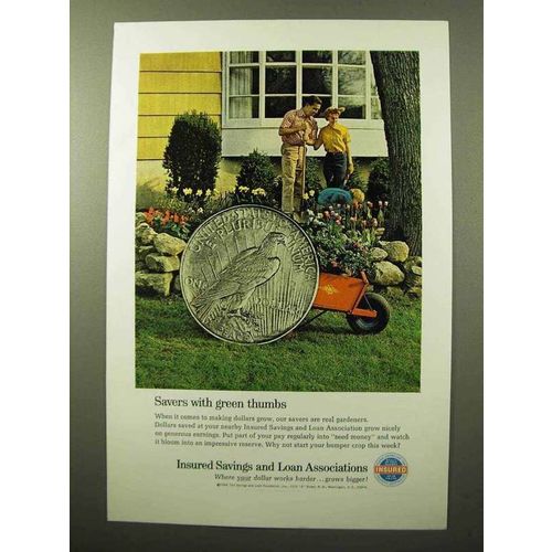 1964 Insured Savings and Loan Associations Ad - Green