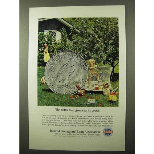 1964 Insured Savings and Loan Associations Ad - Grows