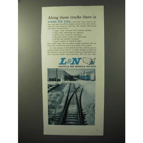 1964 Louisville and Nashville Railroad Ad, Room For You