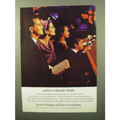 1964 Insured Savings and Loan Associations Ad - Thanks