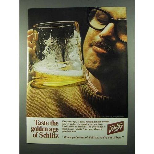 1969 Schlitz Beer Ad - Taste The Golden Age of Schlitz