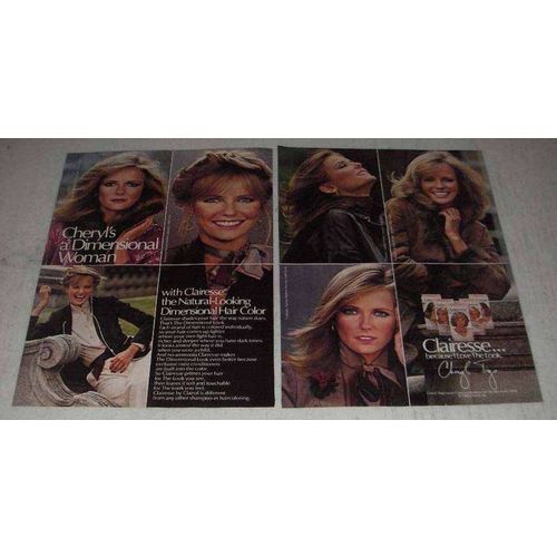 1981 Clairol Clairesse Hair Color Ad - Cheryl Tiegs