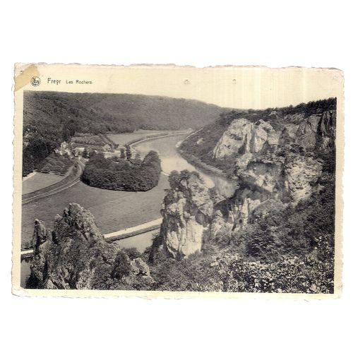 CASTLE OF FREYR, THE ROCKS, , BELGIUM unused vintage postcard