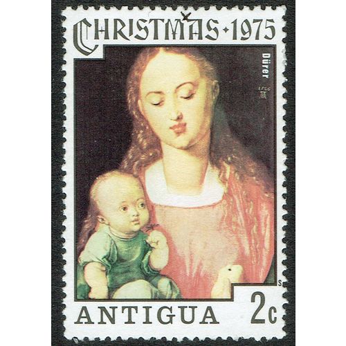 Antigua 1975 Christmas 2c Multicoloured SG459 UM