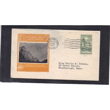 FDC Ioor Cachet 747 8c Zion Park (Cachet-Type/A) CV43014