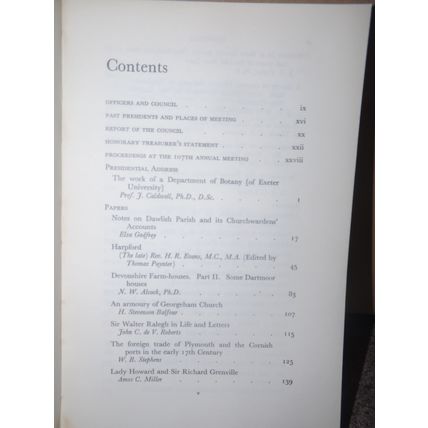 The Devonshire Association vol 101 DAWLISH 1969 GC