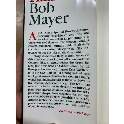 1991 BOB MAYER "EYES OF THE HAMMER" WAR FICTION USA HARDBACK BOOK (P5)