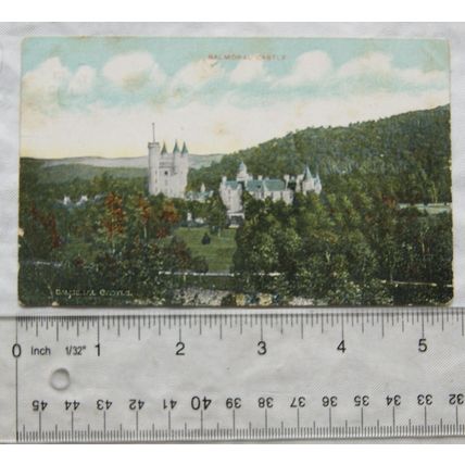 1910 postcard Balmoral Castle