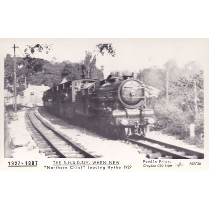 RH&D Railway Southern Maid Hythe Train in 1927 Postcard