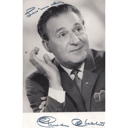 Charlie Chester Hand Signed Vintage Cast Card Photo