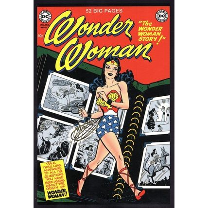 Wonder Woman Number 45 Comic Book DC 1951 Cover Art Postcard