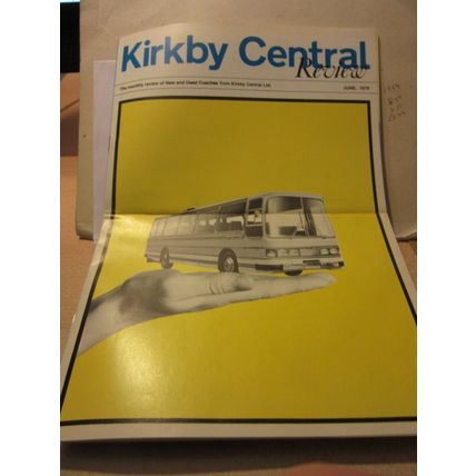 KIRKBY CENTRAL REVIEW, JUNE, 1978 Coachs for sale new and used 8 A4 pages =